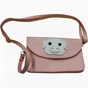 🆕 Pink Crossbody Bag with Animal Design